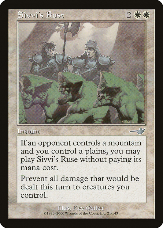 Sivvi's Ruse (NEM-021) - Nemesis Foil