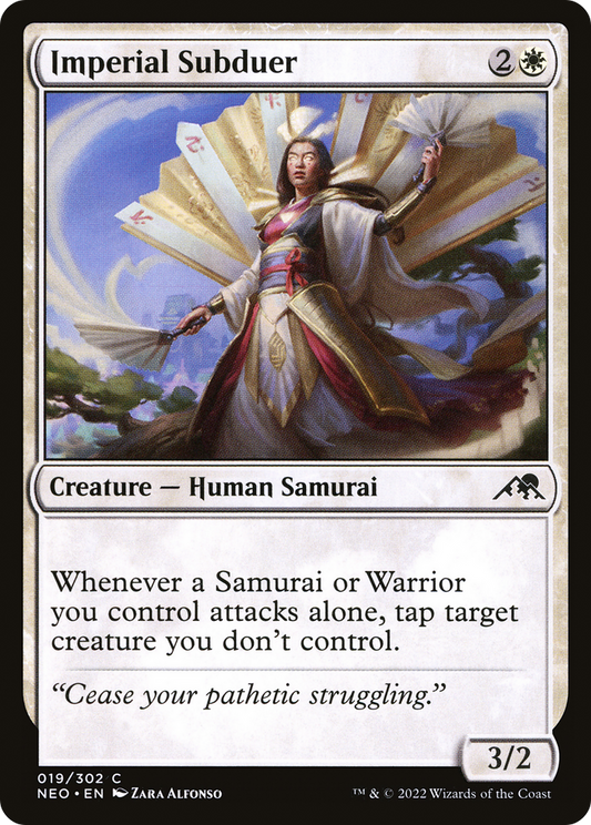 Imperial Subduer (NEO-019) - Kamigawa: Neon Dynasty Foil