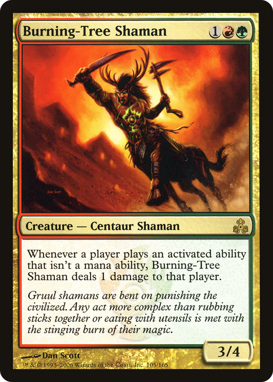 Burning-Tree Shaman (GPT-105) - Guildpact