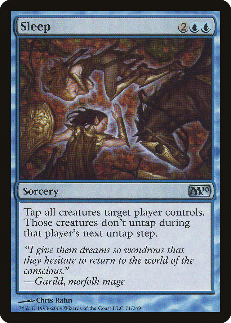 Sleep (M10-071) - Magic 2010 Foil