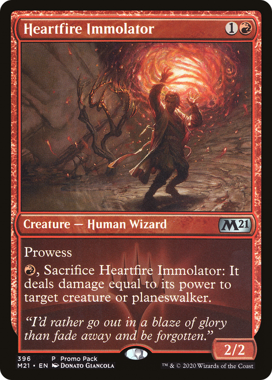 Heartfire Immolator (M21-396) - Core Set 2021