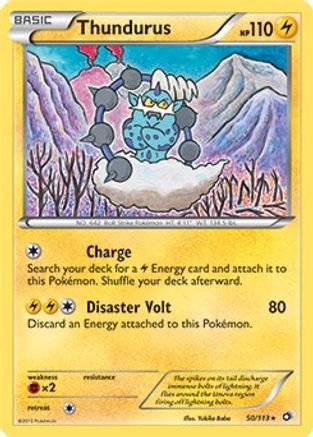 Thundurus - 50/113 (BW Legendary Treasures) 50 - Deck Exclusives