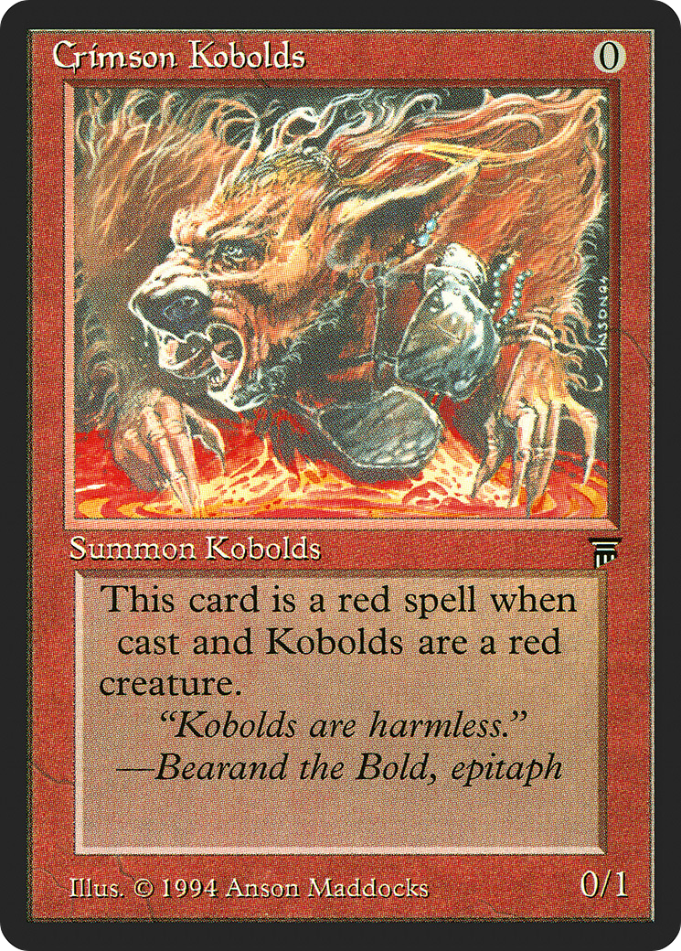 Crimson Kobolds (LEG-139) - Legends