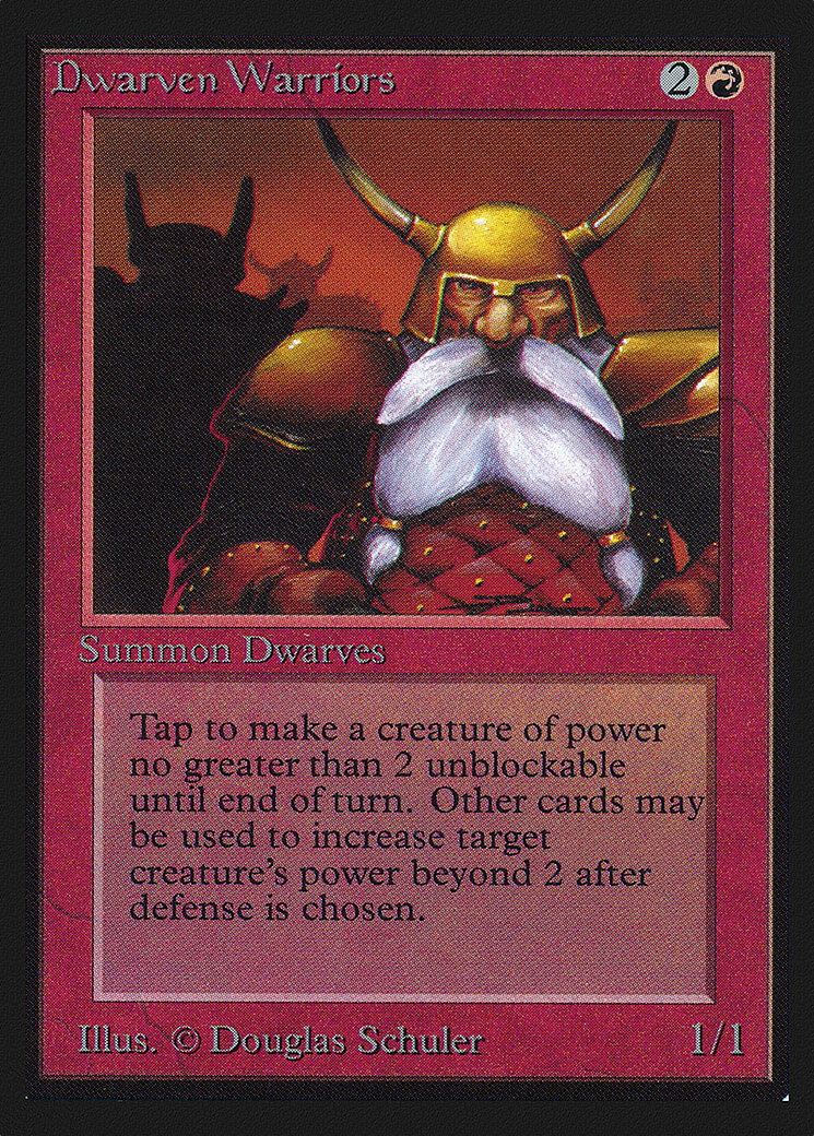Dwarven Warriors (IED-144) - Intl. Collectors' Edition