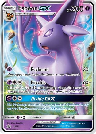 Espeon GX SM35 - SM Promos Holofoil - Promo
