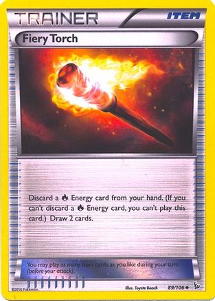 Fiery Torch - 89/106 (Sheen Holo) 89 - Miscellaneous Cards & Products Reverse Holofoil