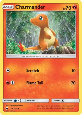 Charmander 18/147 - Burning Shadows