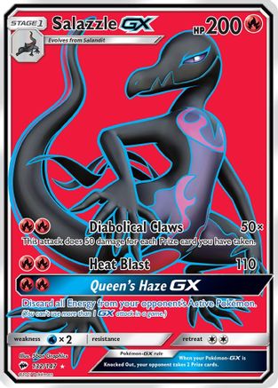 Salazzle-GX 132/147 - Burning Shadows Holofoil