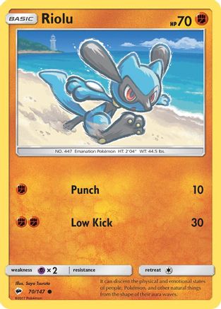 Riolu 70/147 - Burning Shadows