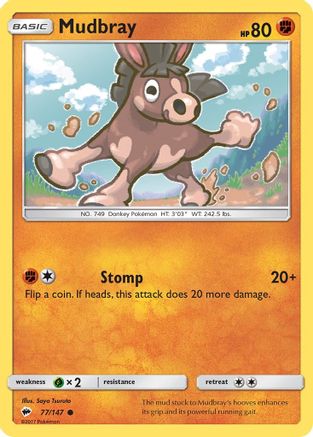 Mudbray (77/147) - SM  Burning Shadows  - Common