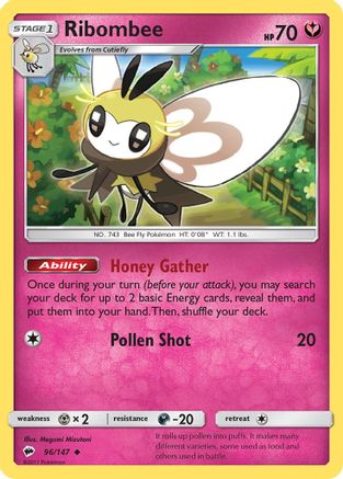 Ribombee 96/147 - Burning Shadows