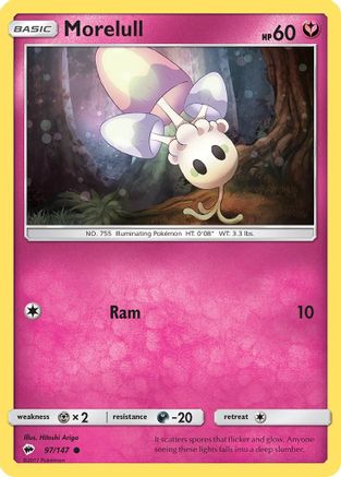 Morelull (97/147) - SM  Burning Shadows Reverse Holofoil - Common