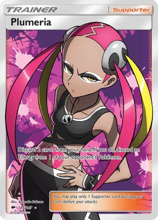 Plumeria 145/147 - Burning Shadows Holofoil