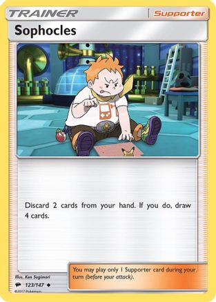 Sophocles 123/147 - Burning Shadows Reverse Holofoil