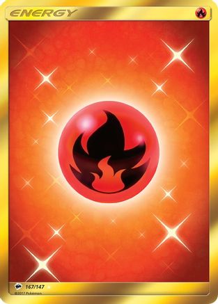 Fire Energy 167/147 - Burning Shadows Holofoil