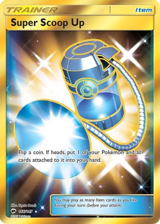 Super Scoop Up 166/147 - Burning Shadows Holofoil