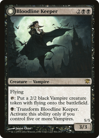 Bloodline Keeper // Lord of Lineage (ISD-090) - Innistrad: (Double Faced Transform) Foil