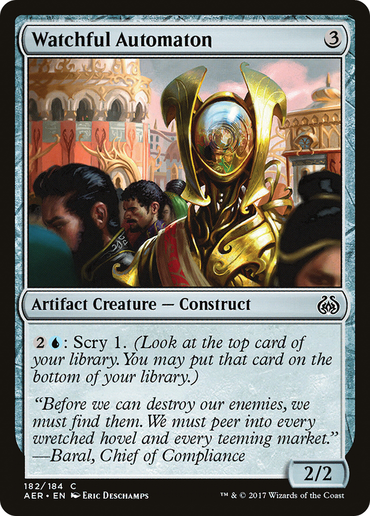 Watchful Automaton (AER-182) - Aether Revolt