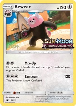 Bewear (Prerelease) [Staff] (SM49) - SM Promos Holofoil - Promo