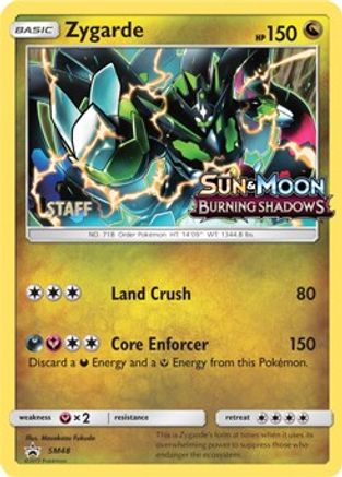 Zygarde (Prerelease) [Staff] (SM48) - SM Promos Holofoil - Promo