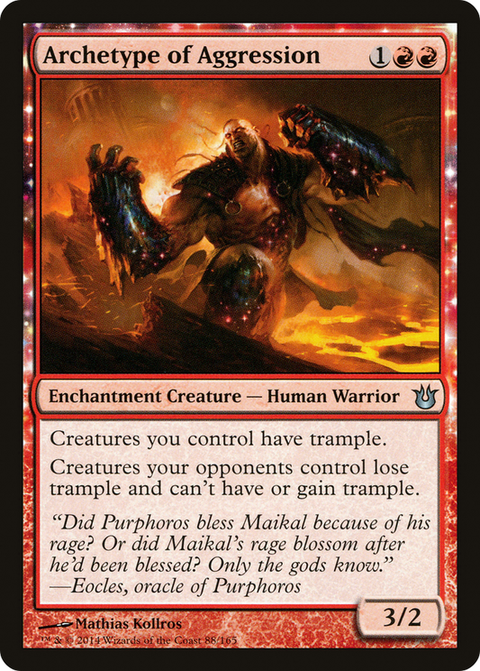 Archetype of Aggression (BNG-088) - Born of the Gods Foil