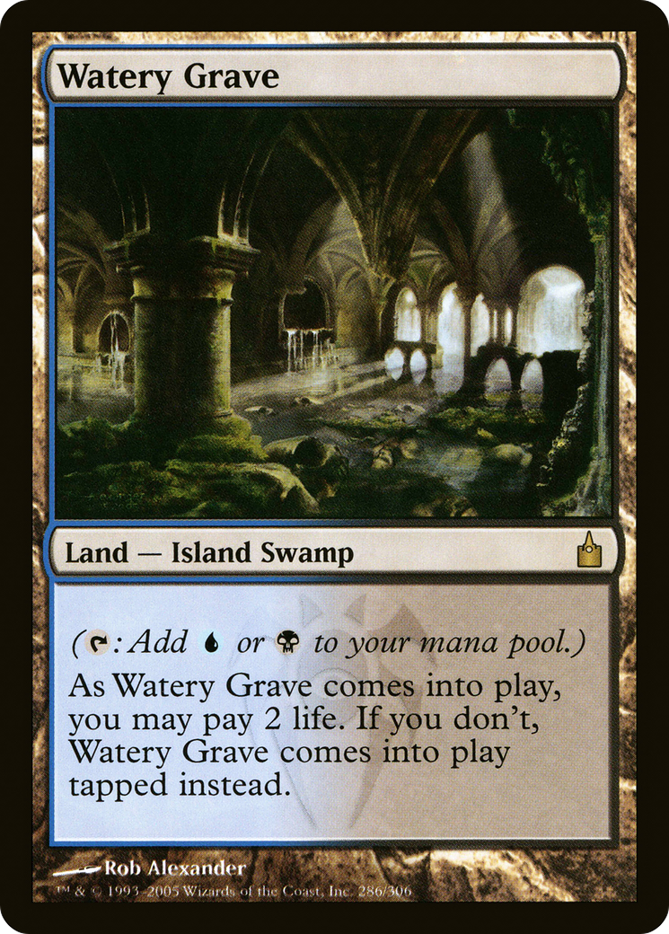 Watery Grave (RAV-286) - Ravnica: City of Guilds Foil