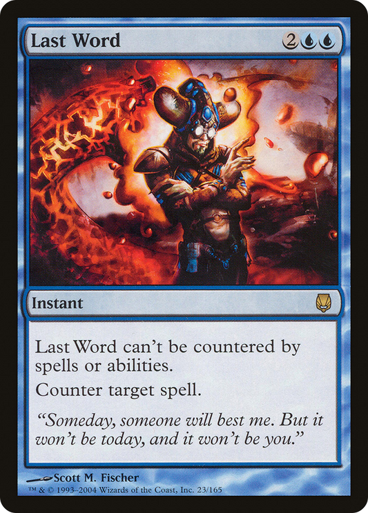 Last Word (DST-023) - Darksteel Foil