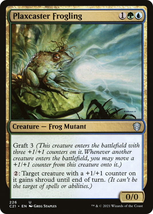 Plaxcaster Frogling (C21-226) - Commander 2021