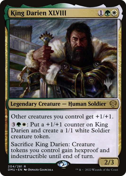King Darien XLVIII (PPDMU-204) - Dominaria United Promos (Promo Pack)