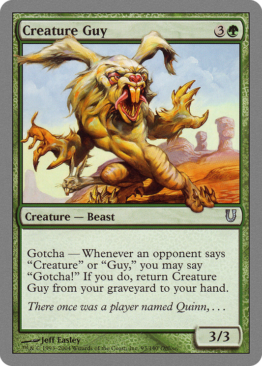 Creature Guy (UNH-093) - Unhinged Foil