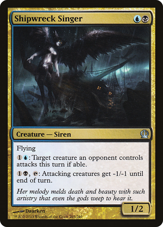 Shipwreck Singer (THS-203) - Theros Foil