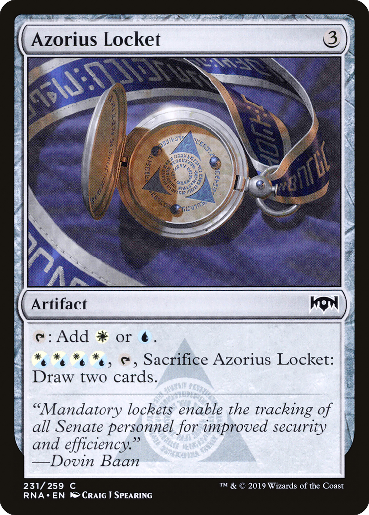 Azorius Locket (RNA-231) - Ravnica Allegiance Foil