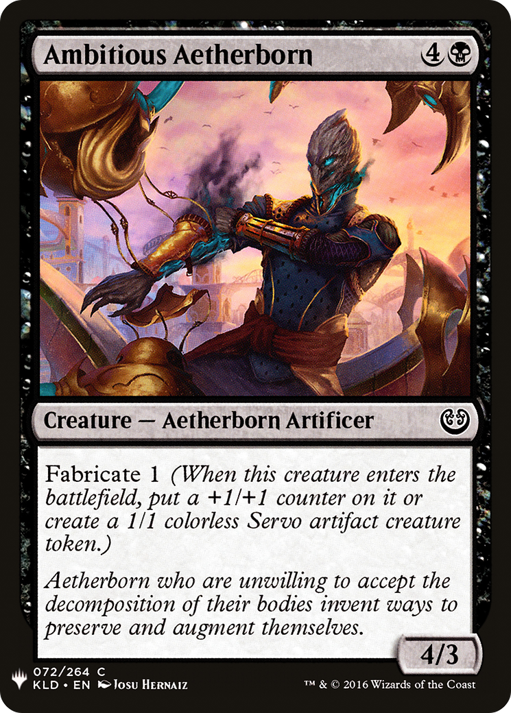 Ambitious Aetherborn (PLST-KLD-72) - The List