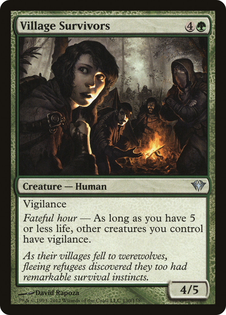 Village Survivors (DKA-130) - Dark Ascension Foil