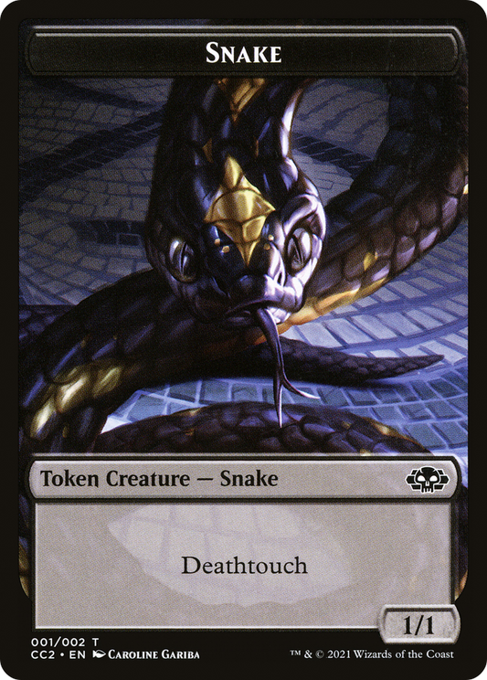 Snake // Zombie (CC2-009) - Commander Collection: Black Foil