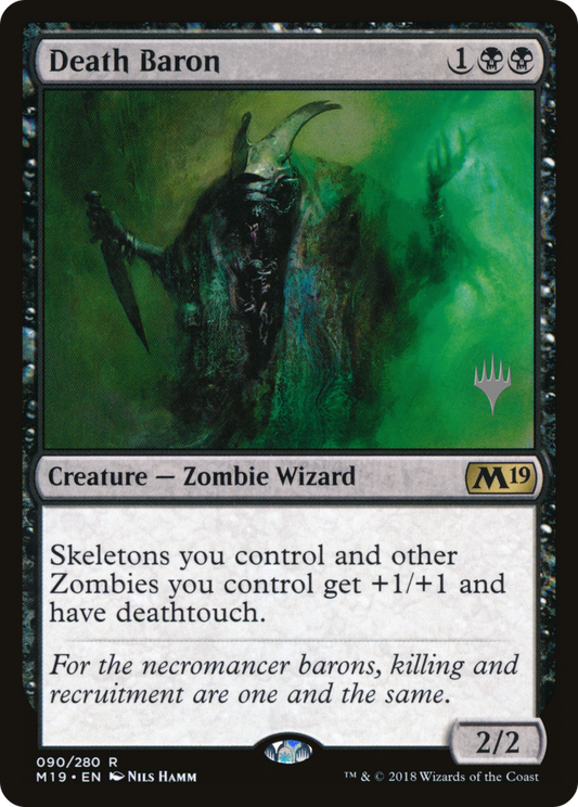 Death Baron (PM19-90P) - Core Set 2019 Promos