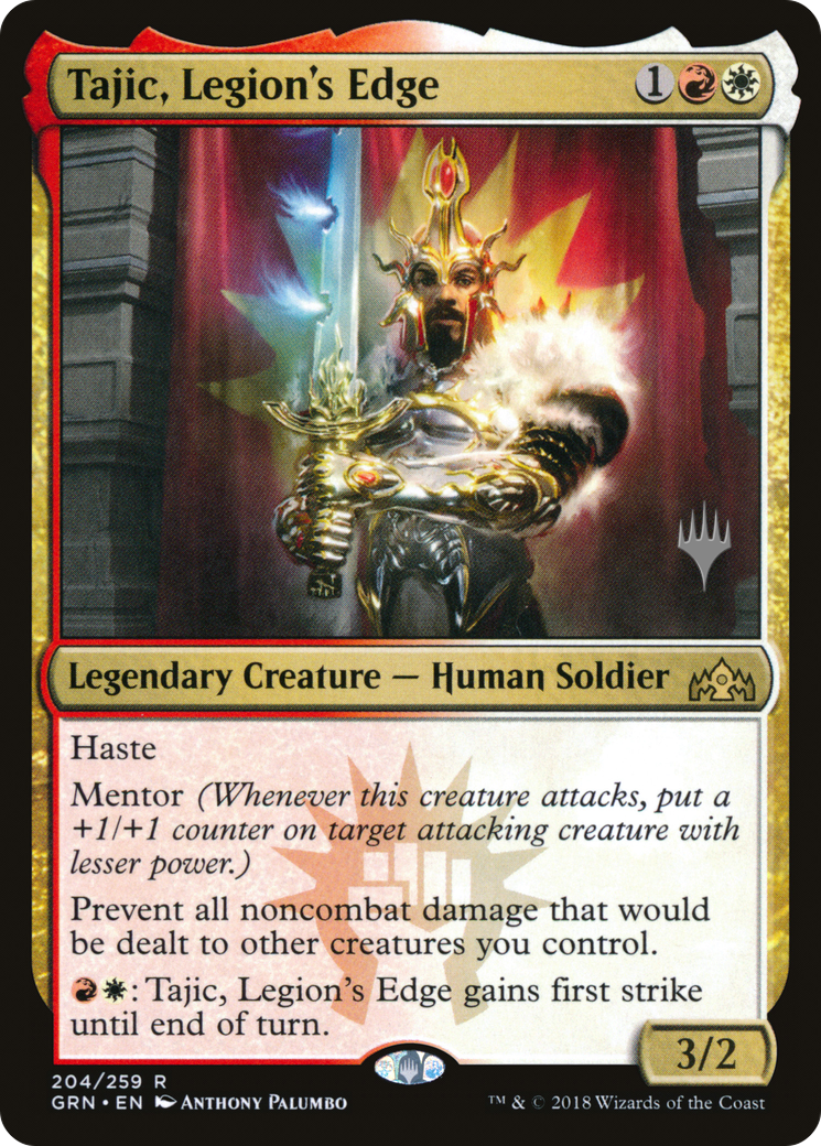 Tajic, Legion's Edge (PPTHB-204P) - Guilds of Ravnica Promos (Promo Pack)
