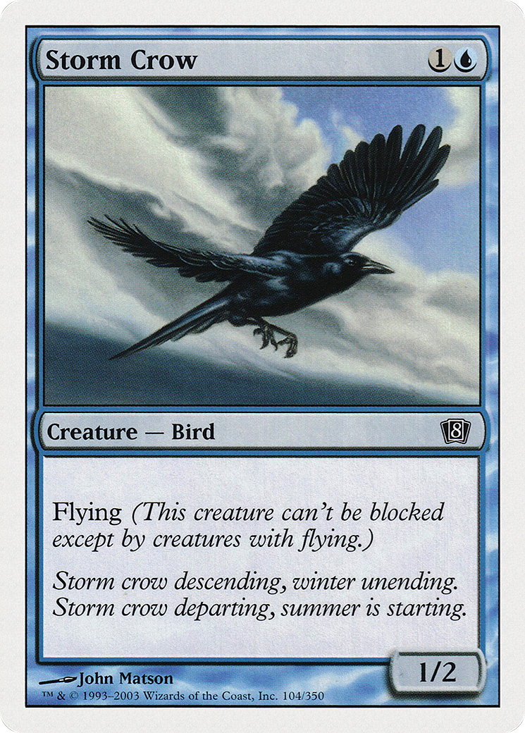 Storm Crow (8ED-104) - Eighth Edition