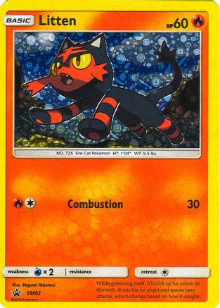 Litten - SM02 (General Mills Promo) SM02 - Miscellaneous Cards & Products Holofoil