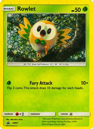 Rowlet - SM01 (General Mills Promo) SM01 - Miscellaneous Cards & Products Holofoil