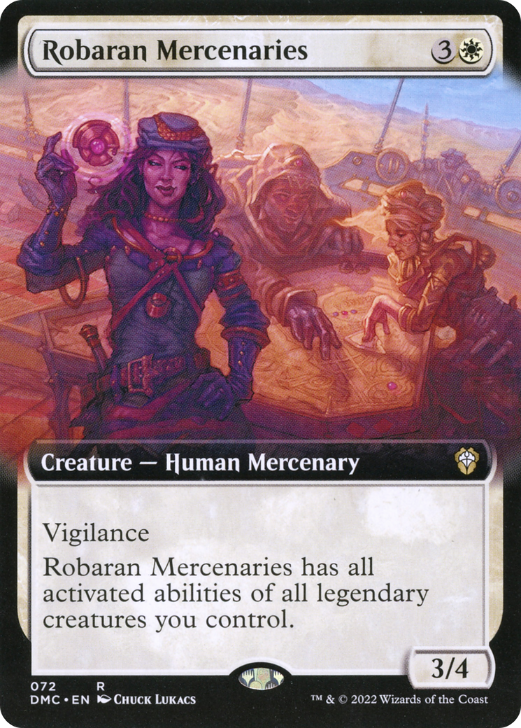 Robaran Mercenaries (DMC-072) - Dominaria United Commander: (Extended Art) Foil