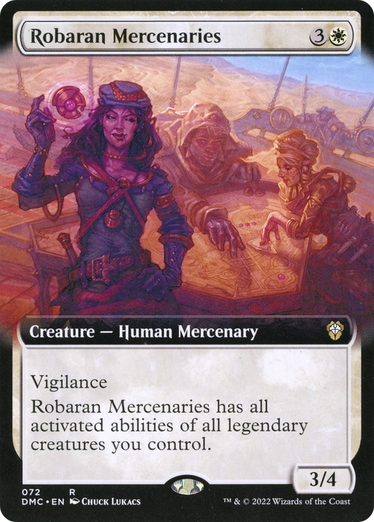 Robaran Mercenaries (DMC-072) - Dominaria United Commander: (Extended Art) Foil