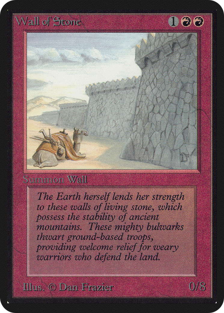 Wall of Stone (LEA-182) - Limited Edition Alpha