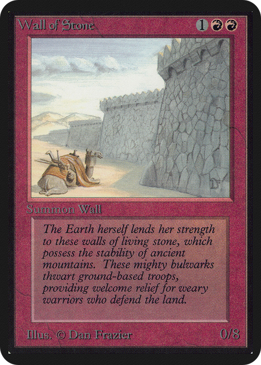 Wall of Stone (LEA-182) - Limited Edition Alpha