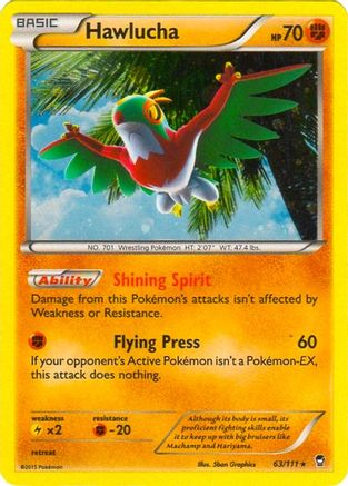 Hawlucha 063/111 - Blister Exclusives Holofoil - Promo