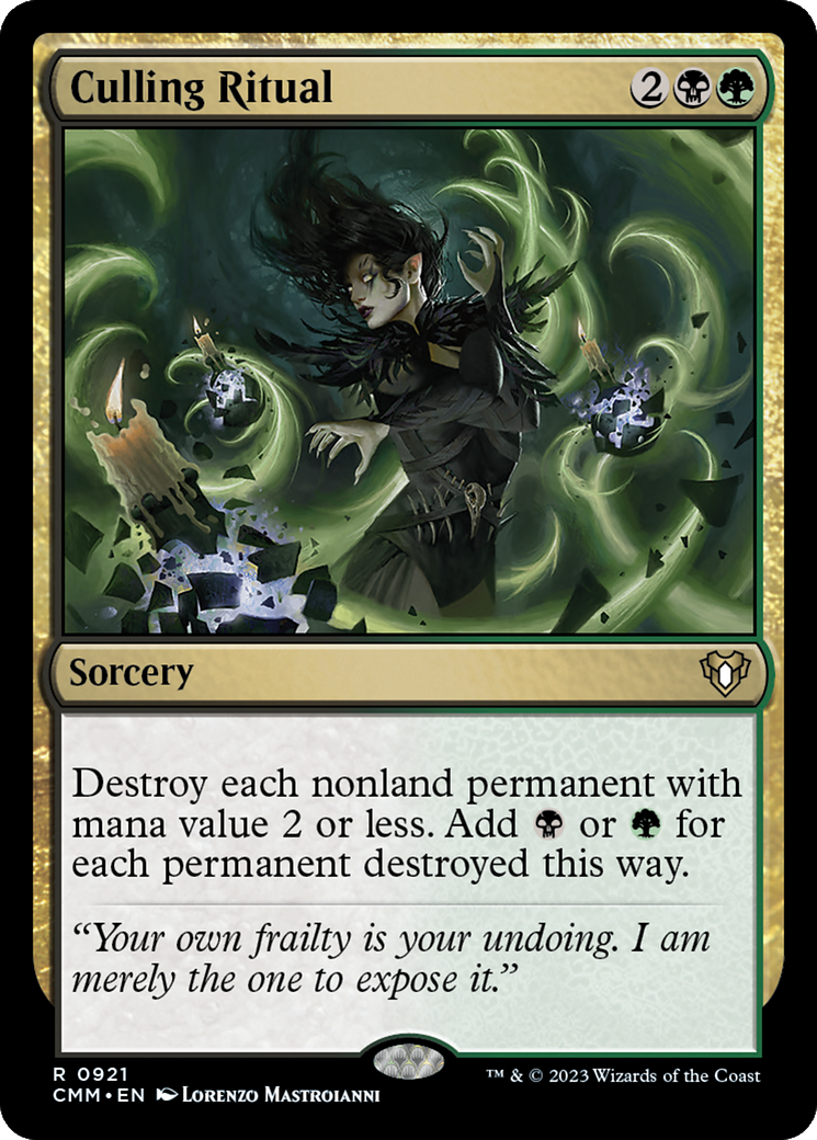 Culling Ritual (CMM-921) - Commander Masters