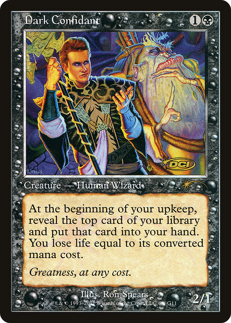 Dark Confidant (G11-006) - Judge Gift Cards 2011 Foil