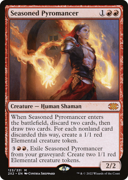 Seasoned Pyromancer (2X2-123) - Double Masters 2022