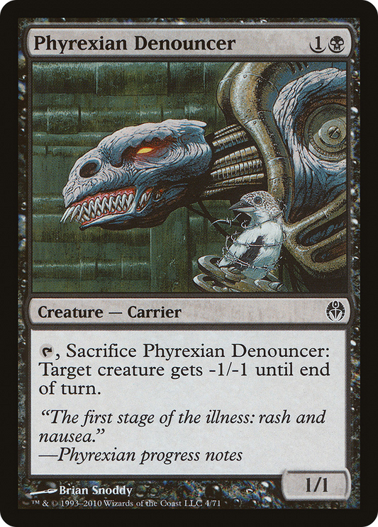 Phyrexian Denouncer (DDE-004) - Duel Decks: Phyrexia vs. the Coalition