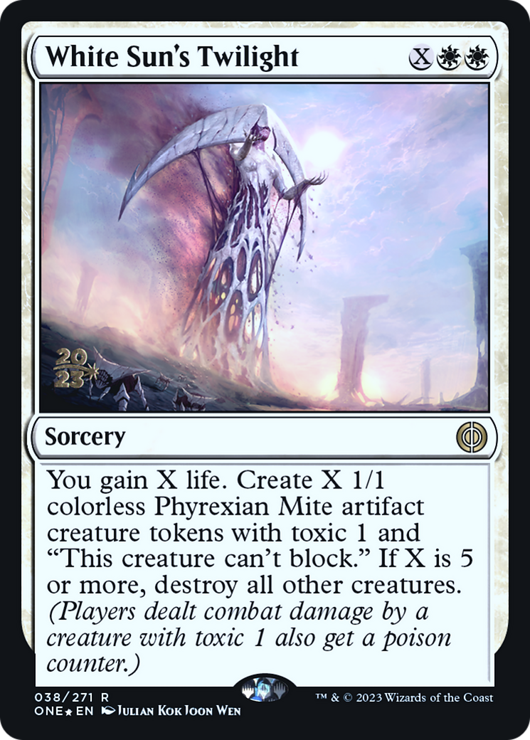 White Sun's Twilight (PONE-38S) - Phyrexia: All Will Be One Promos Foil